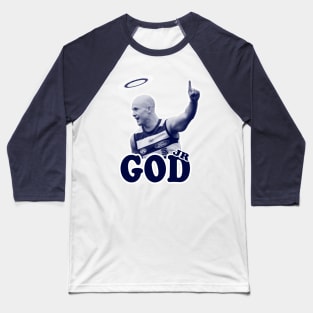 Geelong Cats - Gary Ablett Jr - GOD JR Baseball T-Shirt